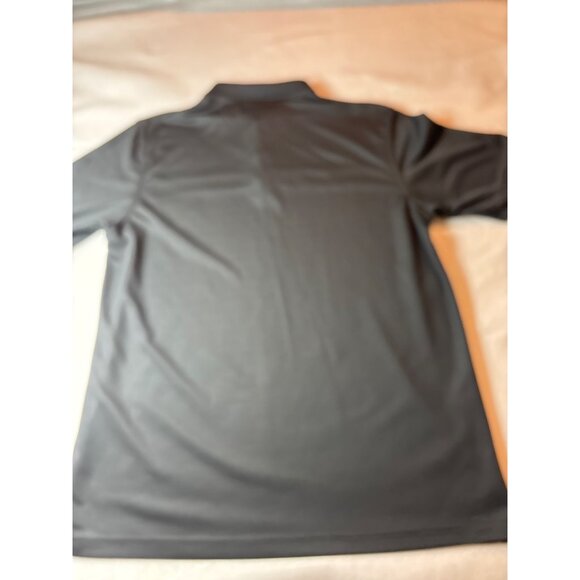 Callaway Mens Polo Shirt L Black Polyester Short Sleeve Golf Apparel - Picture 9 of 11